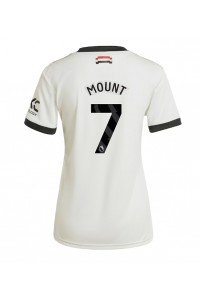 Manchester United Mason Mount #7 Voetbaltruitje 3e tenue Dames 2024-25 Korte Mouw